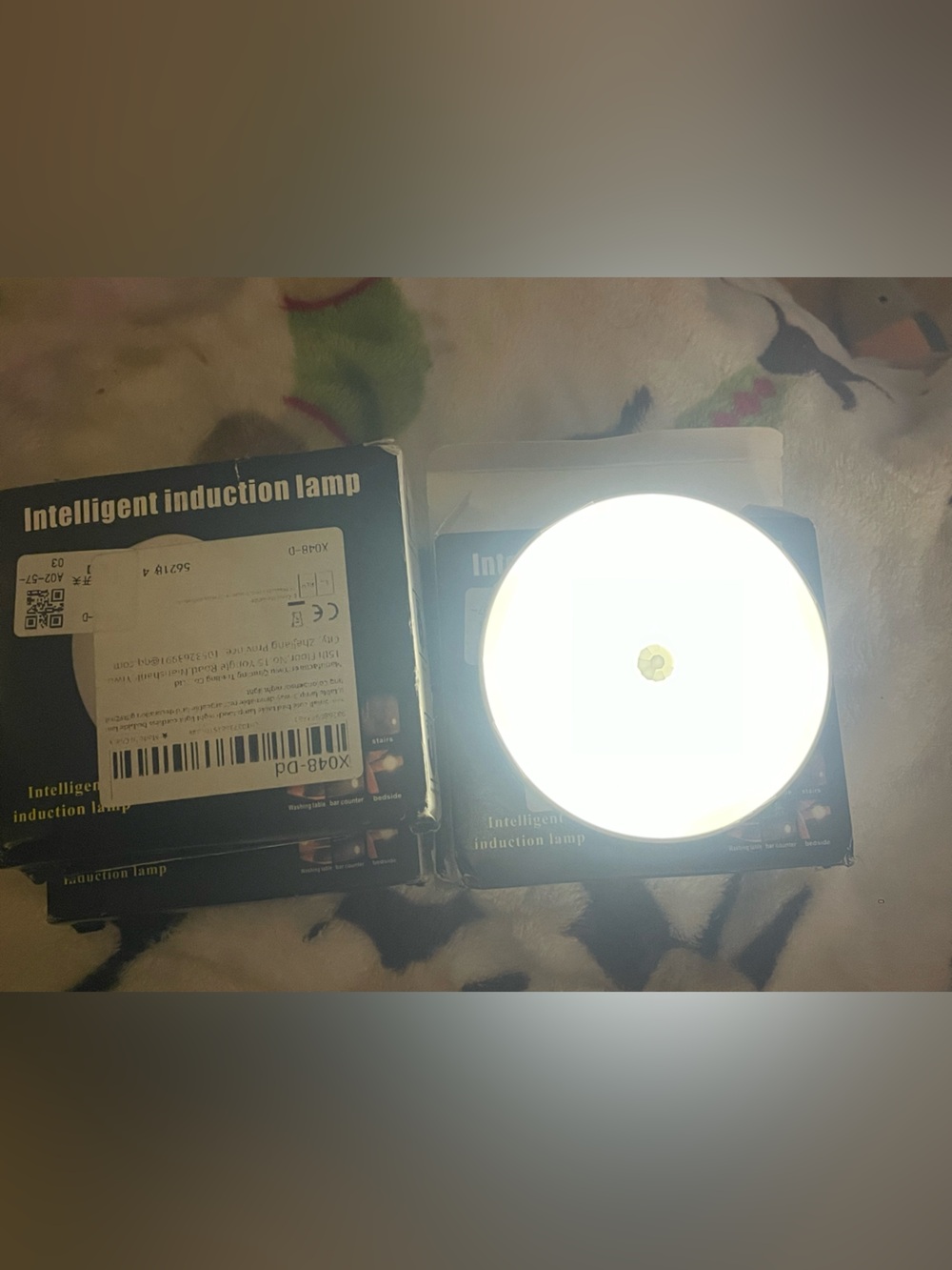 Lot of 6 new Intelligent Induction Lamps- White LED Motion Sensor Light
